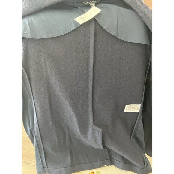 Banana Republic Mens Navy Blazer 48R 2-Button Jacket With Patch Pockets Polyeste - Picture 11 of 14